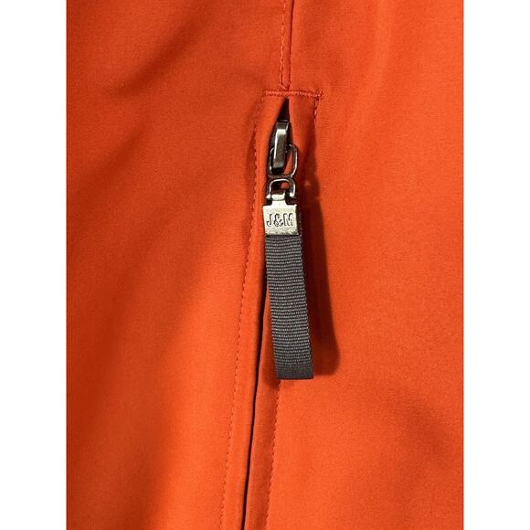 Johnston & Murphy Men's Jacket Size L Rust Orange Soft Shell - Picture 4 of 16